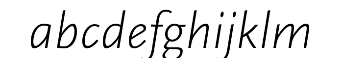 Scala Sans Pro Light Italic