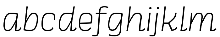 Scarlet Light Italic