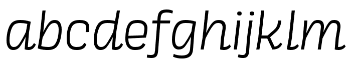 Scarlet SemiLight Italic