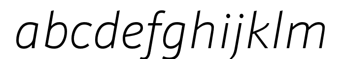 Schnebel Sans ME Cond Thin Italic