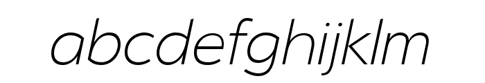 Serenity Extra Light Italic