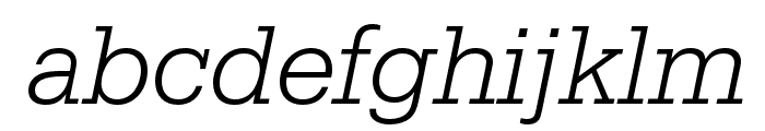 Serifa Light Italic