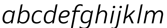 Setimo Light Italic