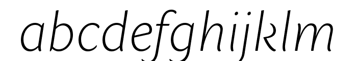Sharik Sans ExtraLight Italic