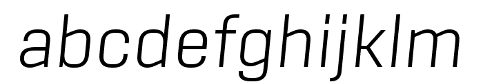 Sinter X Light Italic