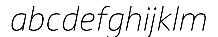 Soleto Thin Italic