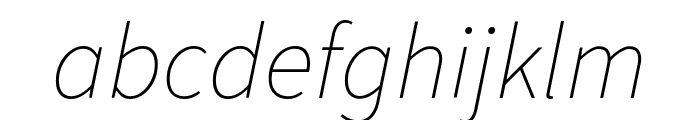 Source Sans Pro ExtraLight Italic