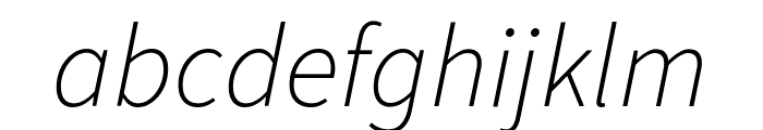 Source Sans Pro Light Italic
