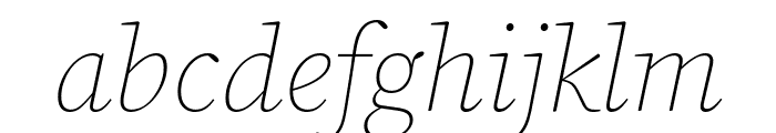 Source Serif Pro ExtraLight Italic