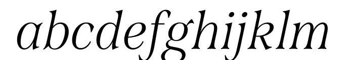 Span Compressed Light Italic