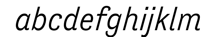 Tenso Light Italic