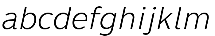 Thongterm Light Italic