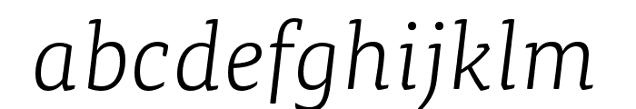 Tisa Pro Light Italic