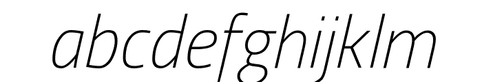 Titillium Web ExtraLight Italic