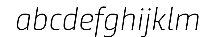 Trasandina ExtraLight Italic