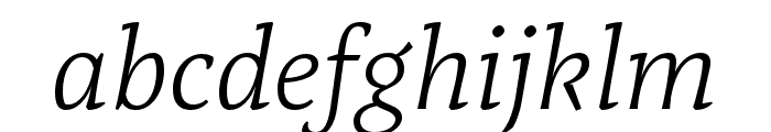Tzimmes Light Italic