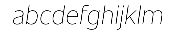 Unitext Extralight Italic