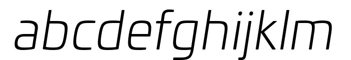Univia Pro Light Italic