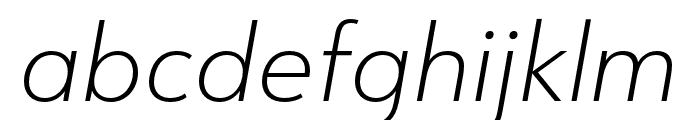 URW Form SemiCond Extra Light Italic