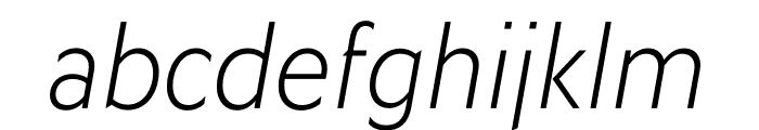 Ysans Std Light Italic