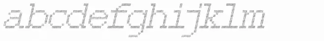 150 Squared Italic