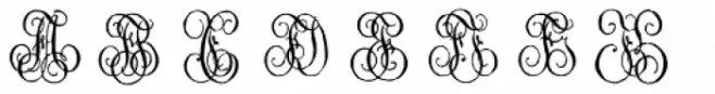 1864 GLC Monogram EF
