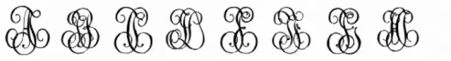 1864 GLC Monogram IJ