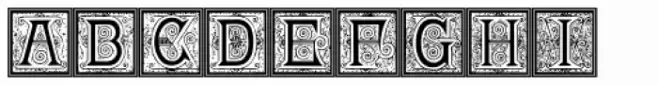 19th Century American Initials