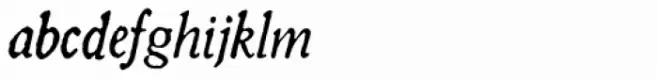 2009 GLC Plantin Italic