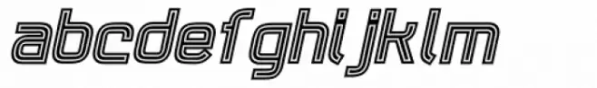 21st Outline Italic