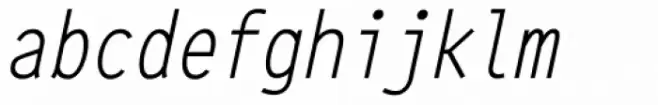 64-SRC Oblique Italic