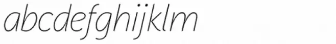 Aaux Next Thin Italic