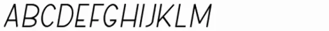 ABTS Aviator Light Italic
