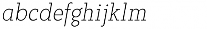 Abiding Thin Italic