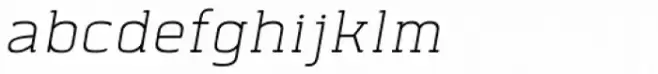 Abula Organic ExtraLight Italic