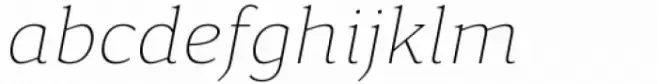 Accia Forte Thin Italic
