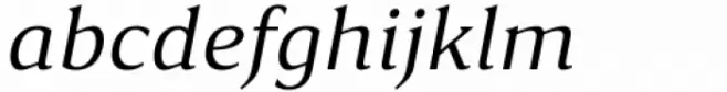 Accia Moderato Italic
