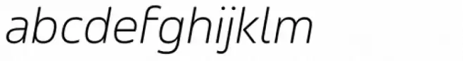 Accord ExtraLight Italic