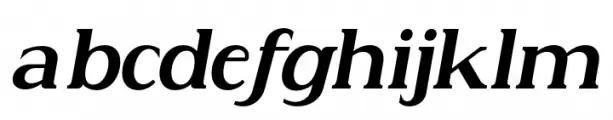 Acosta Black Italic