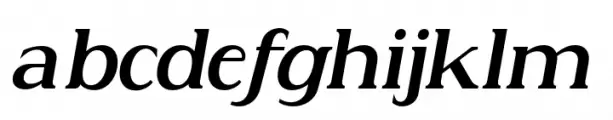 Acosta Extra Bold Italic