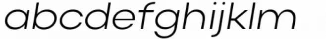 Actay Wide Light Italic