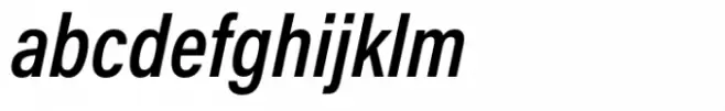Acumin Condensed Semibold Italic