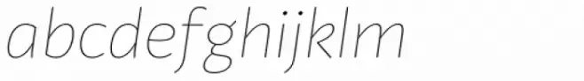 Adagio Sans ExtraLight italic