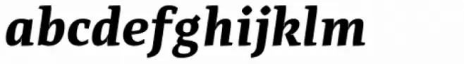 Adagio Serif Bold italic