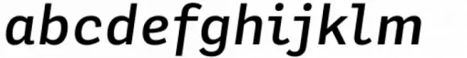 Adelle Mono Flex Semibold Italic