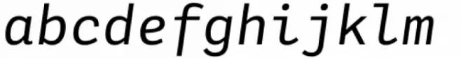 Adelle Mono Italic