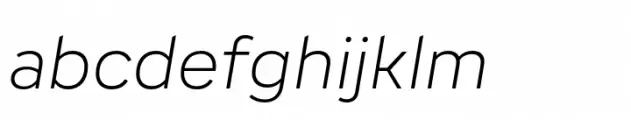 Adelphi PE Display Extralight Italic