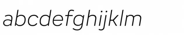 Adelphi PE Extralight Italic