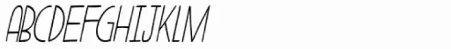 Aderyn Condensed Italic