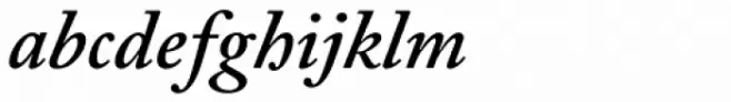 Adobe Caslon Pro SemiBold Italic